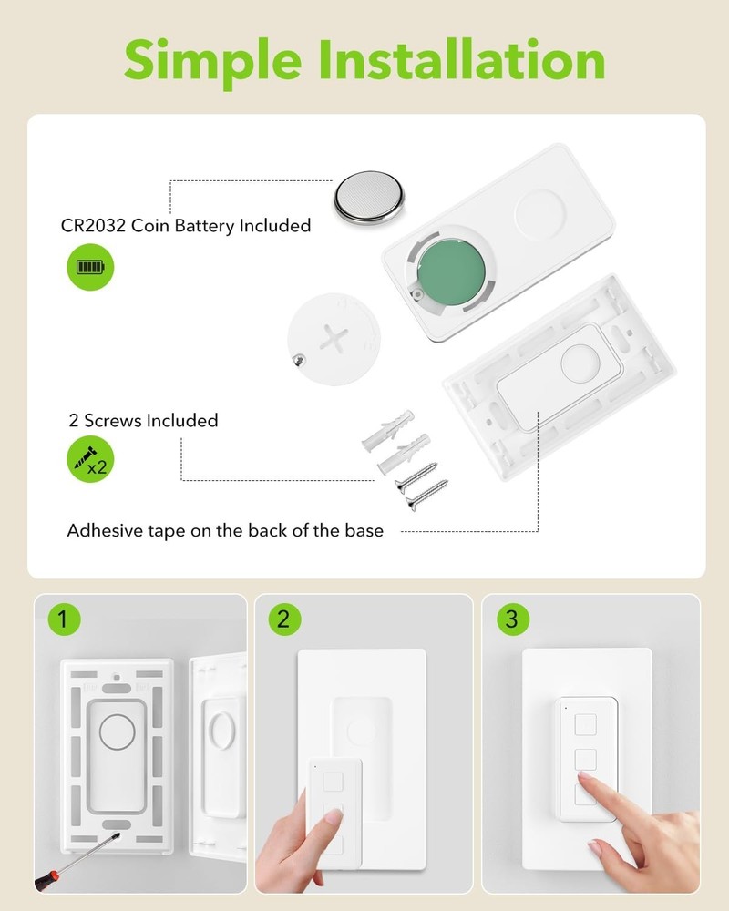 Pre-Programmed Wireless Remote Outlet - Portable Magic with 100ft Control Range