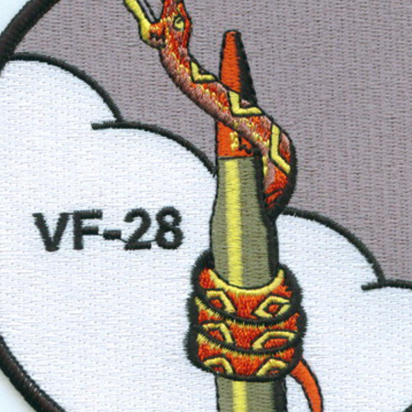 VF-28 Patch Rattlesnake