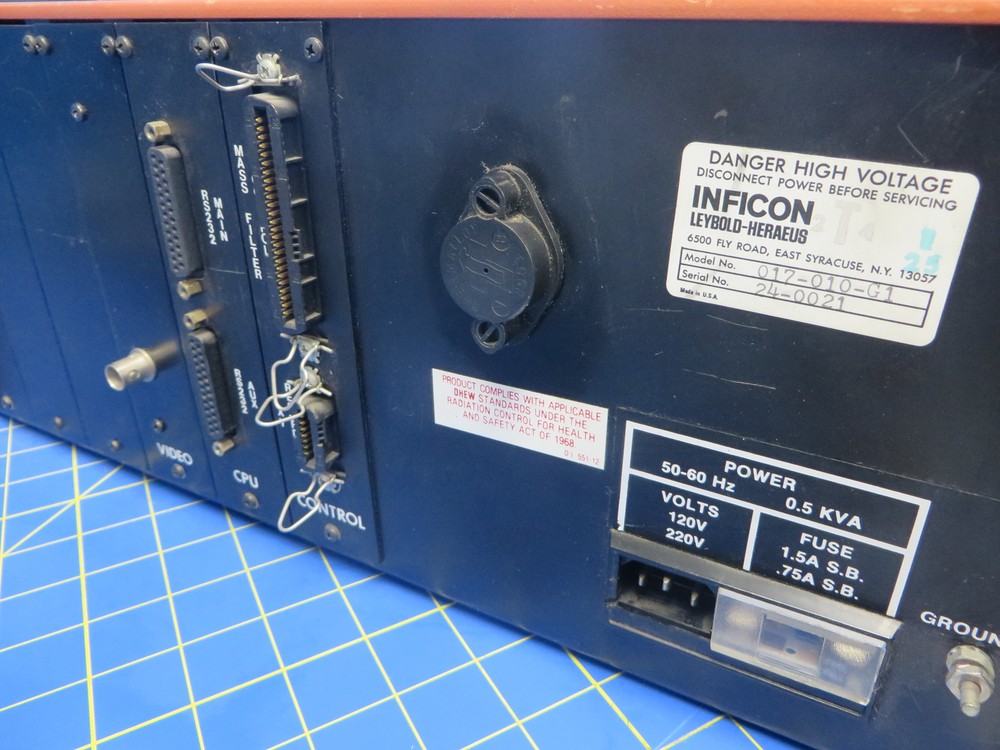 Inficon Quadrex-100 Gas Analyzer Controller 17-010-G1