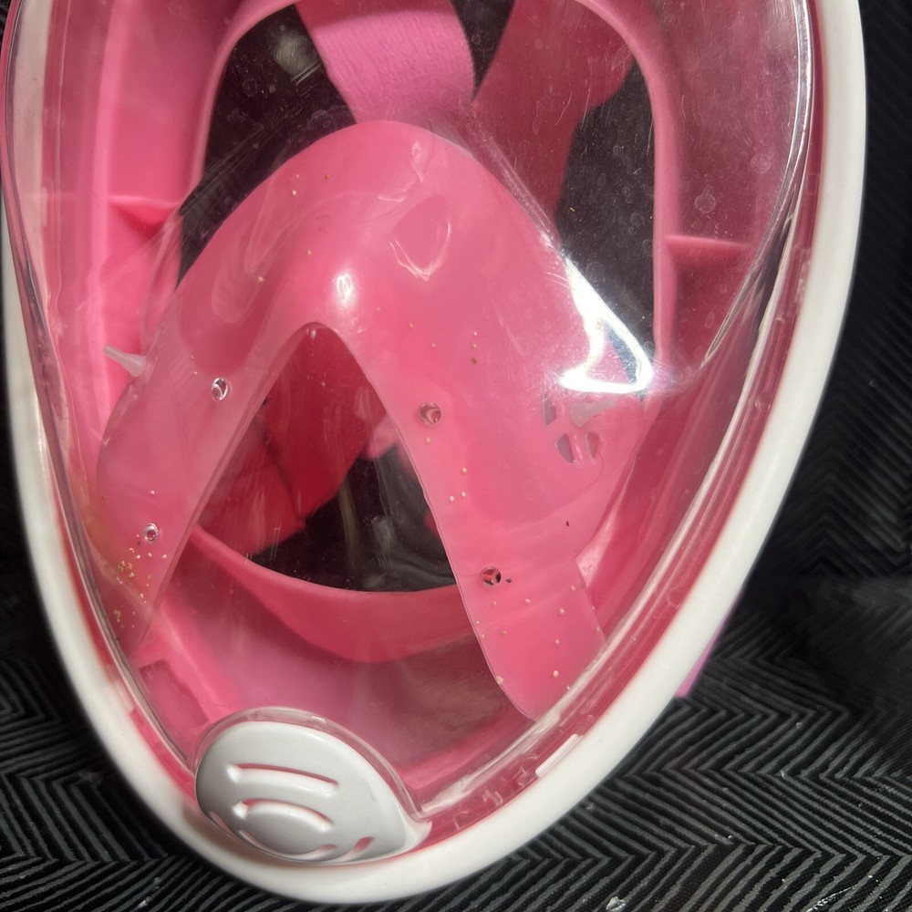 Pink Full Face Snorkle Mask M/L