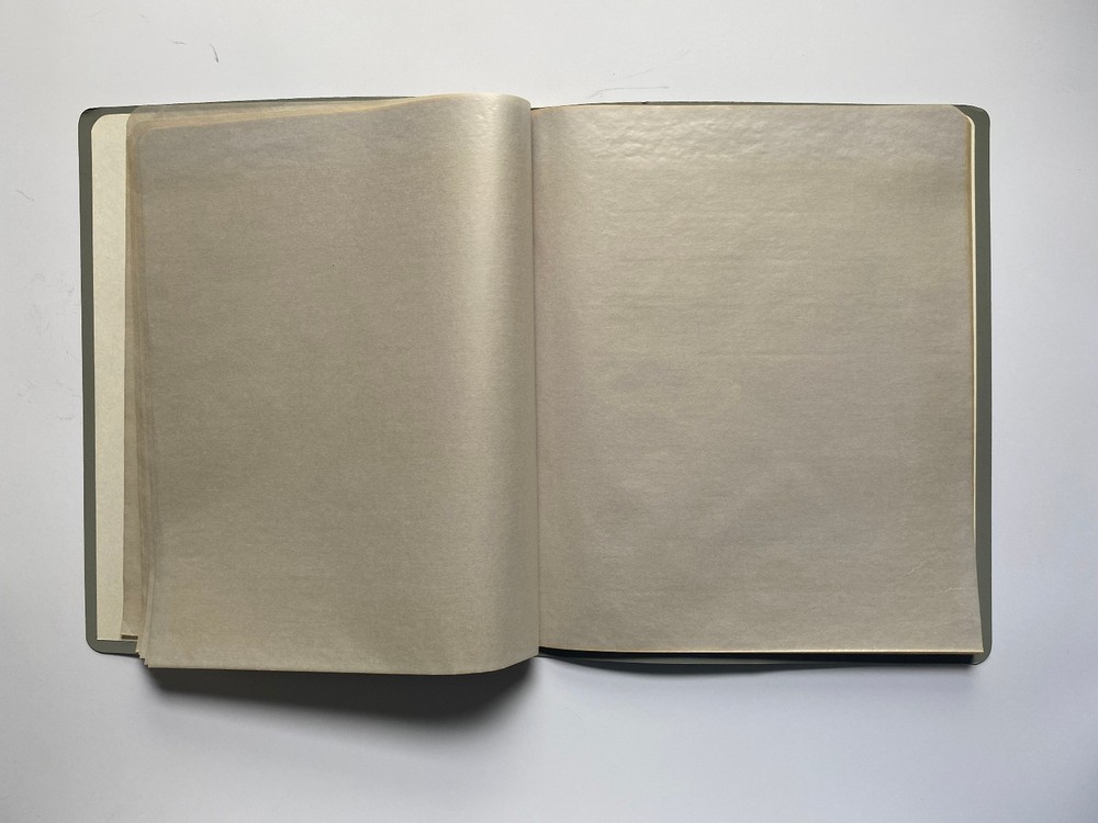 VINTAGE HARCO MINT SHEET FILE - CAPACITY 14 PAGES 3 POCKETS 11.5" x 9.5"