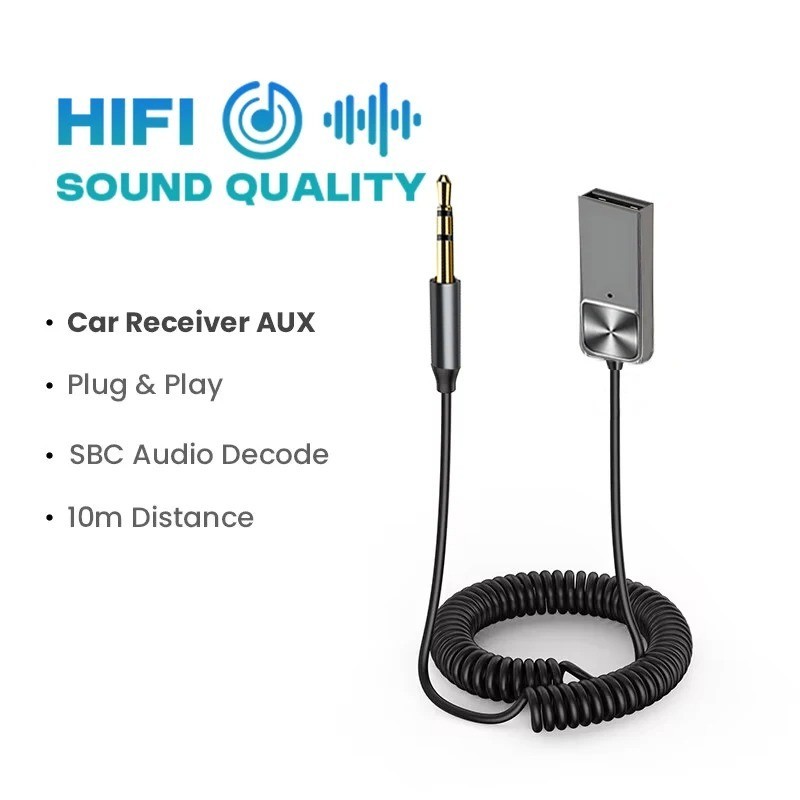 Wireless USB Bluetooth 5.0 Audio Transmitter Receiver AUX Adapter For TV Car