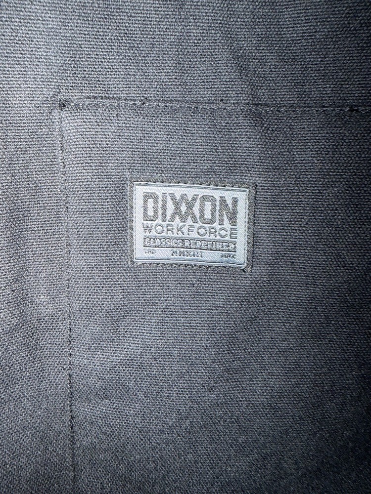 Dixxon Workforce Black Zip-Up Work Vest with Quilted Lining