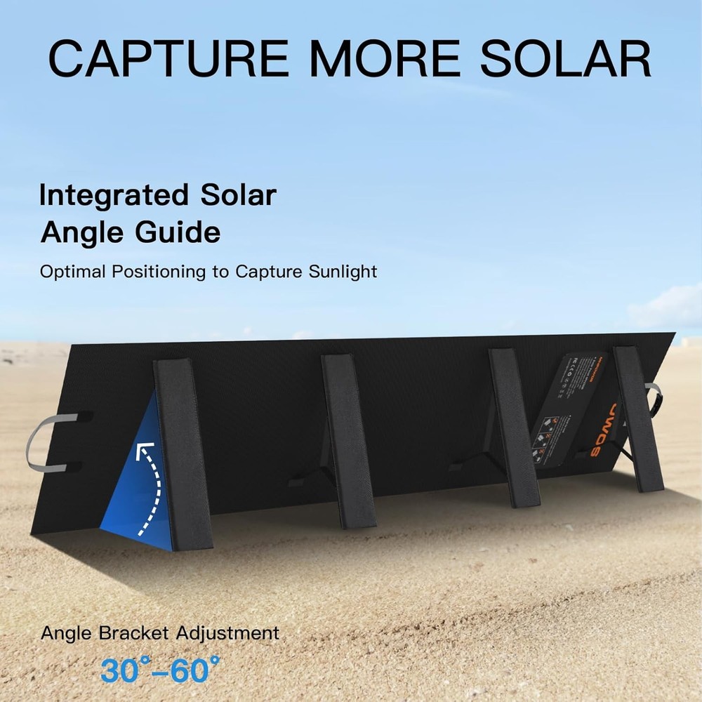 Portable Solar Panel 220W 40V Monocrystalline Foldable