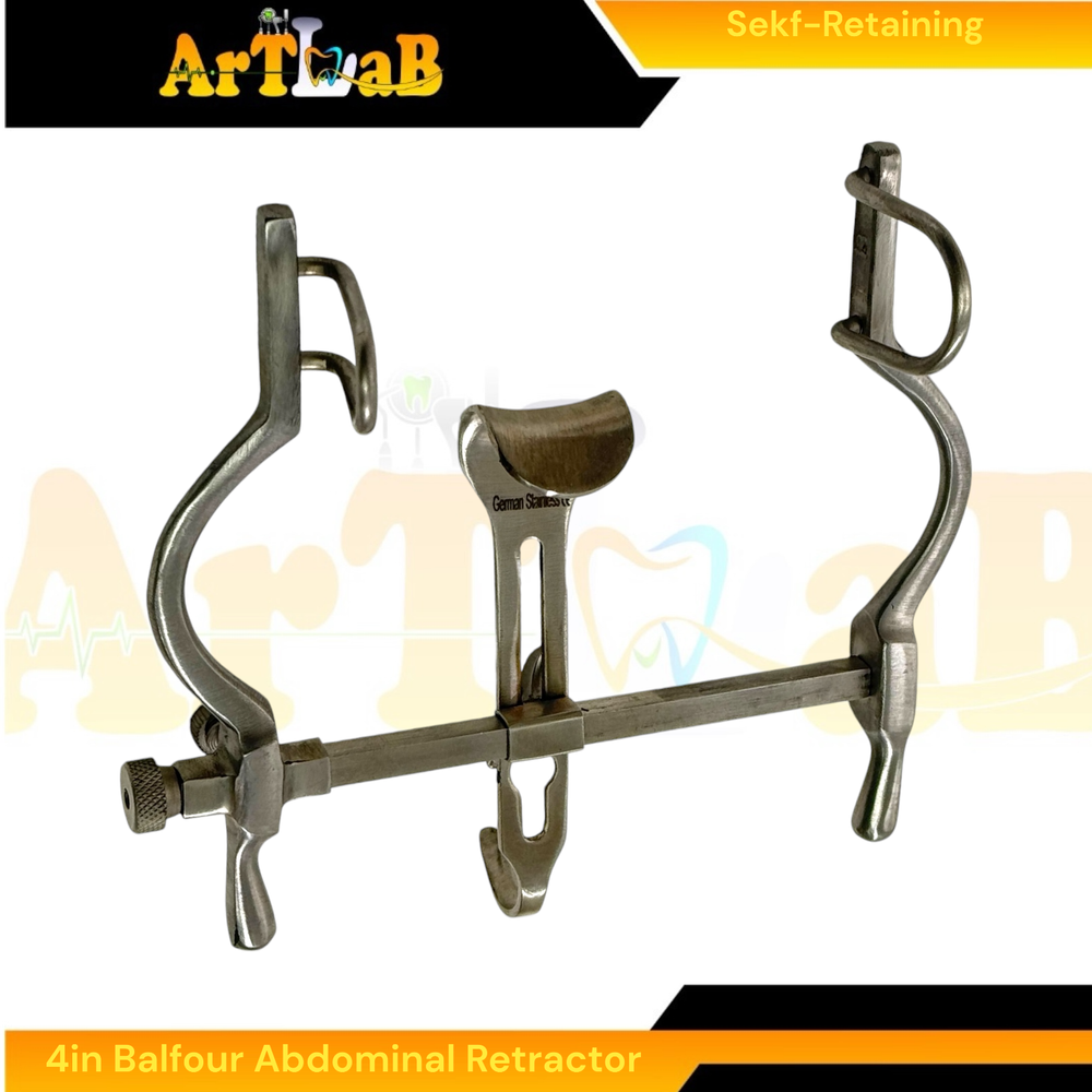 4in Balfour Retractor Veterinary Abdominal Retractor Tool German Stainless