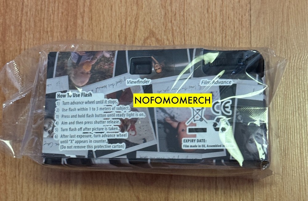 ADELE IN MUNICH GERMANY 2024 OFFICIAL DISPOSABLE CAMERA WHEN WE WERE YOUNG NEW