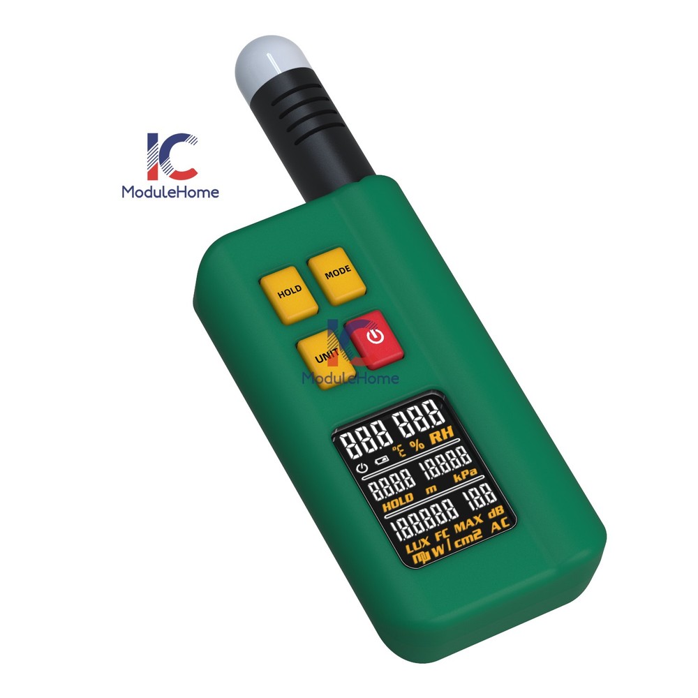 BSIDE Integrated Environment Detector Lux Noise Meter Hygrometer Thermometer