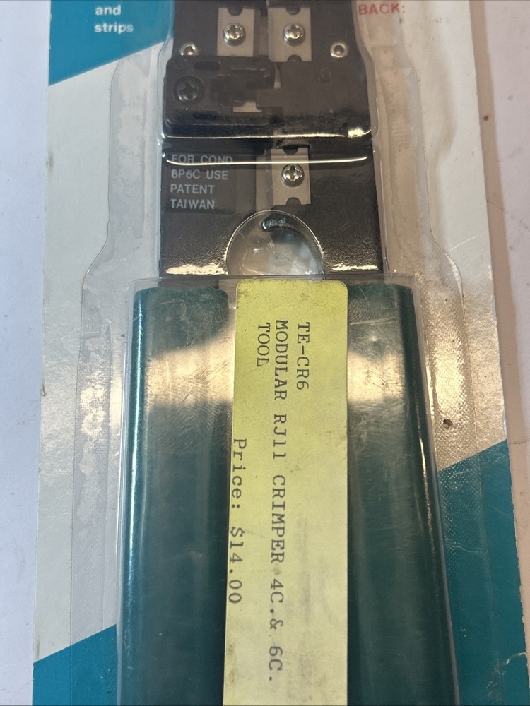 NOS Modular Telephone Plug Crimping Tool HT-2096C Crimping Standard Modular Plug