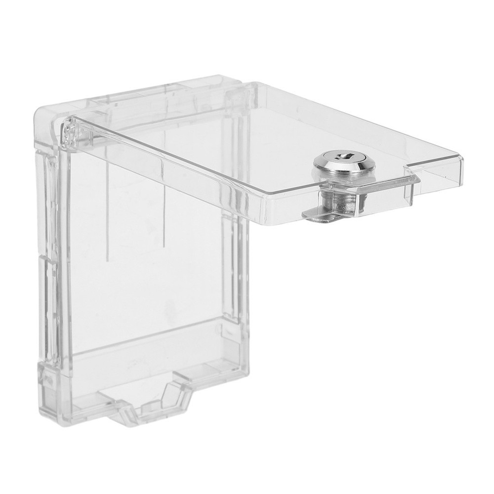 Air Conditioning Panel Cover Ac Switch Lockbox Transparent Kitchen Outlet