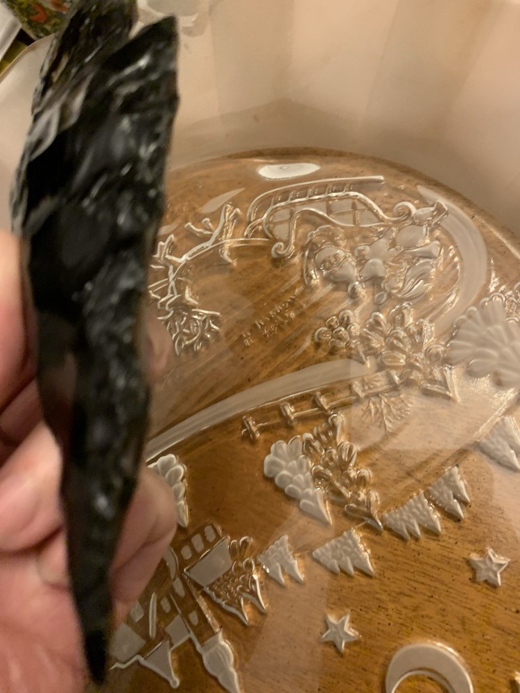 Black Obsidian 6 Inch Arrowhead