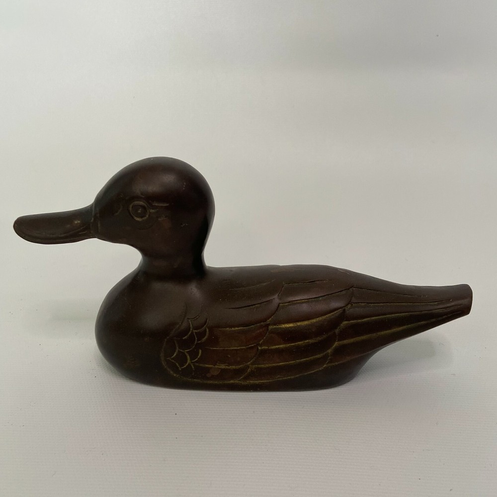Bronze Figurine Statue Duck