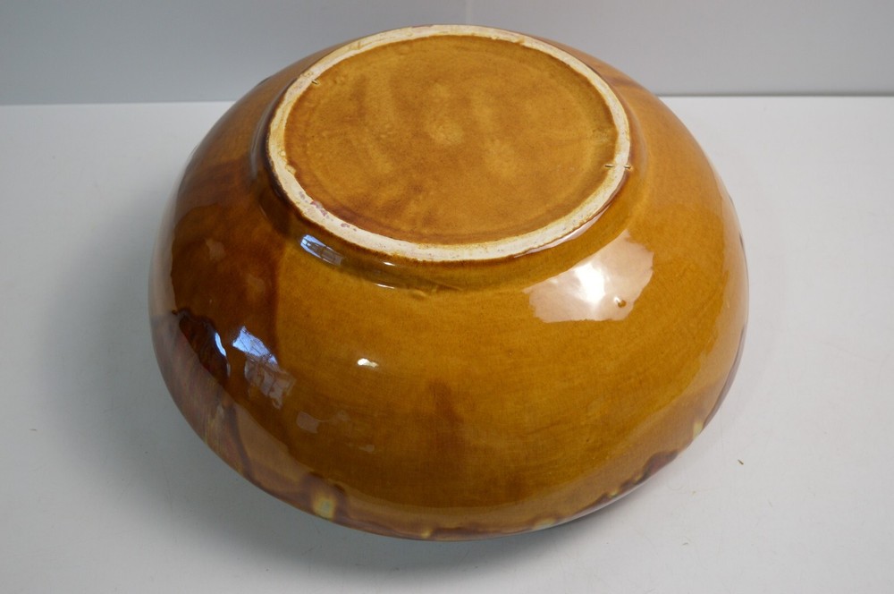 Vintage Extra Large Dripware Ceramic Pot Planter Ceramic Glazed Retro Chic