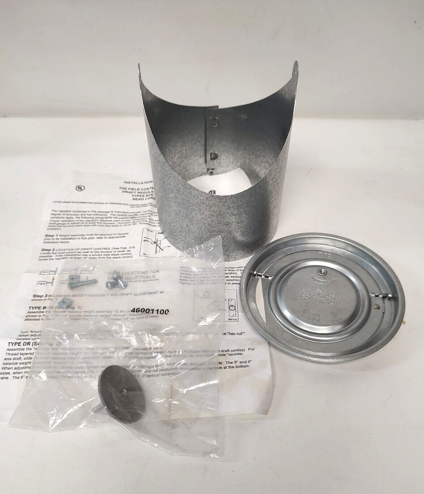 FIELD CONTROLS -  5" AUTOMATIC DRAFT REGULATOR CONTROL B34, 34B New Old Stock