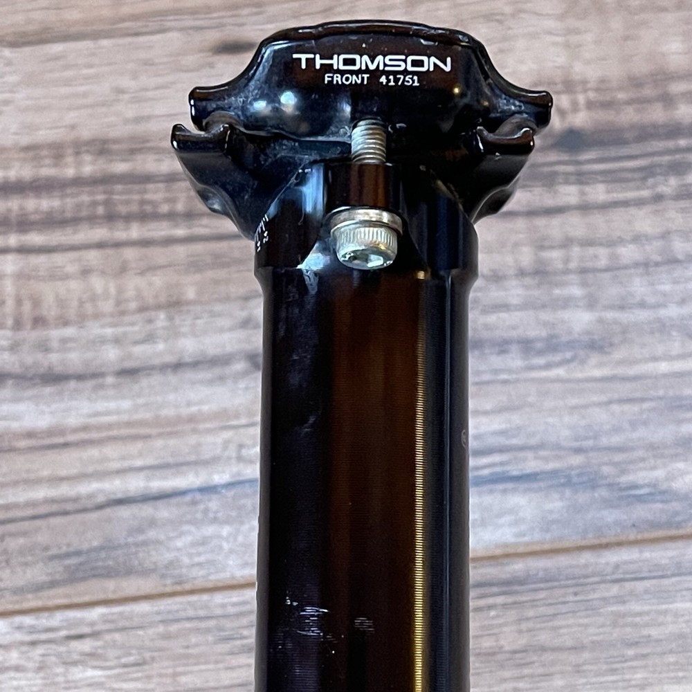 Thomson Elite Seatpost 30.9 x 367 Black SP-E128 Zero 0 Setback 