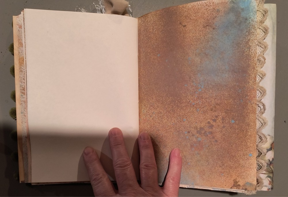 handmade junk writing journal