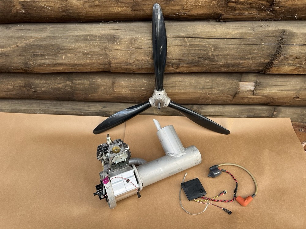 BYRON HELLCAT RC AIRPLANE MAHLE GAS ENGINE PROPELLER