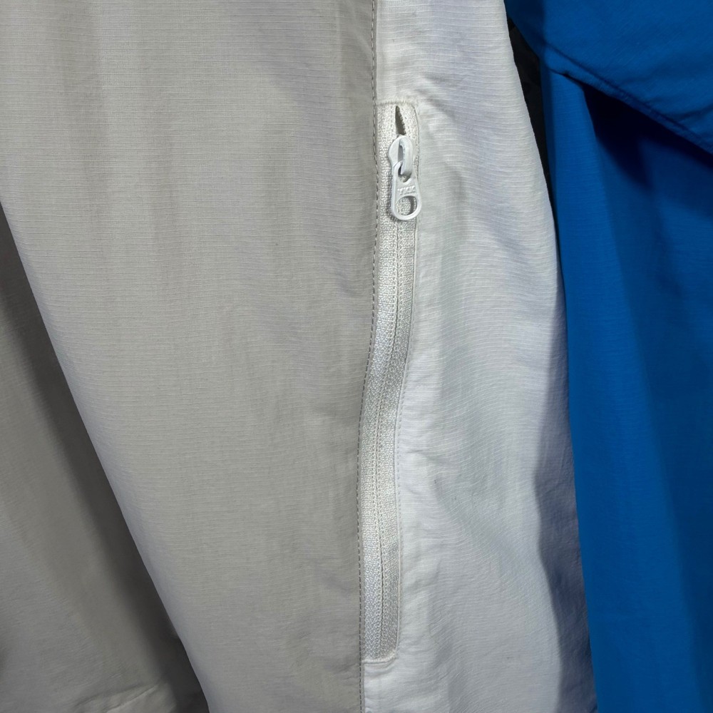 FootJoy Men's 1/4 Zip Golf Pullover Blue Gray Windbreaker Jacket Large