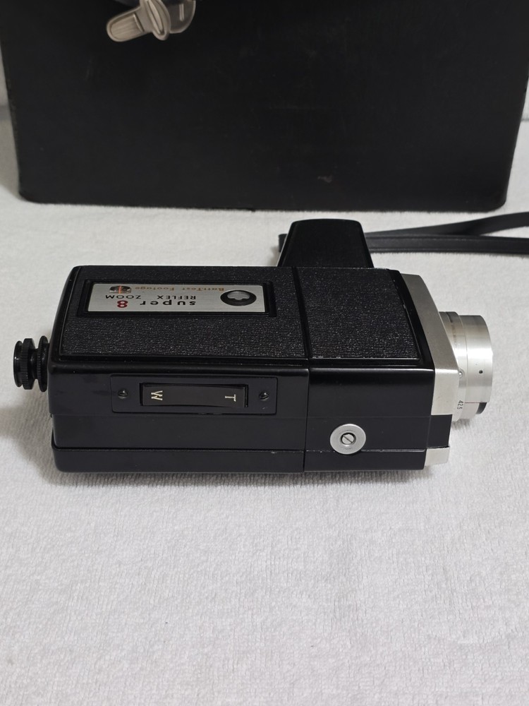 Vintage Super 8 Reflex Zoom Camera Lentar 5x Lens Bundle Untested