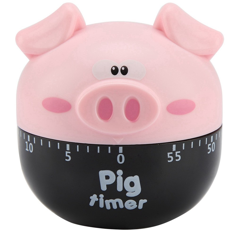 Cute Cartoon Pig Kitchen Timer For Cooking Timing Tool