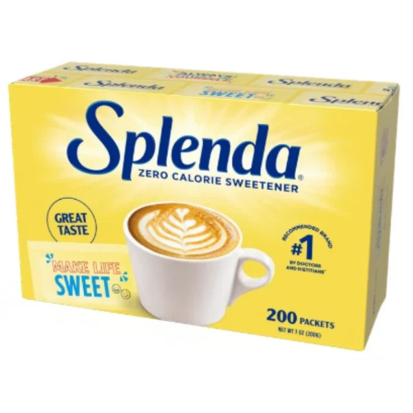 SPLENDA Zero Calorie Sweetener, 200 Count Packets