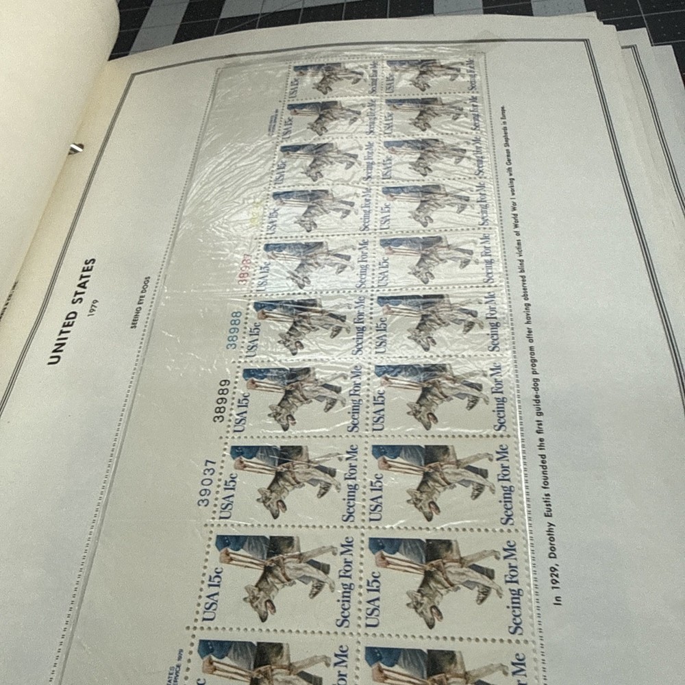 Harris Liberty US Plate Block Album