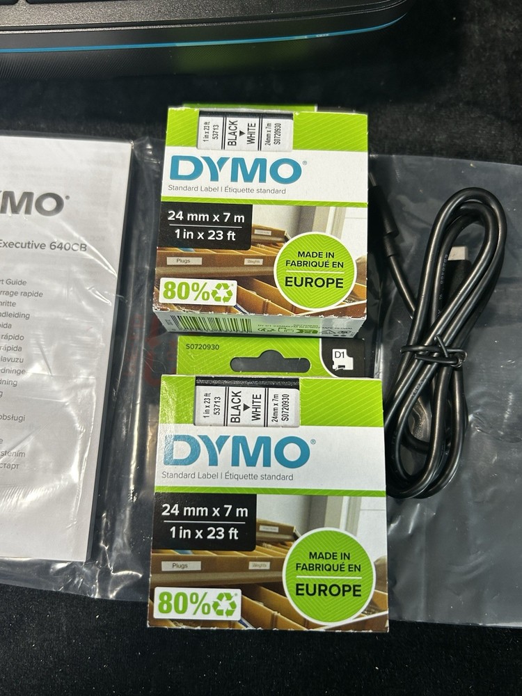 Genuine DYMO LabelManager Executive 640CB Portable Compact Label Printer NEW