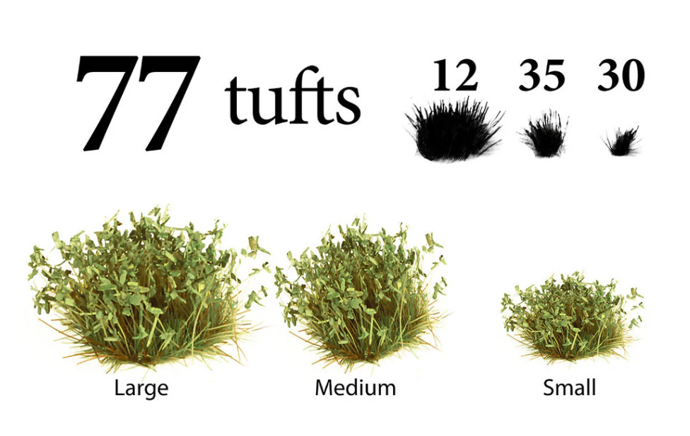 LOWLAND SHRUBS TUFT The Army Painter Battlefields BF4232