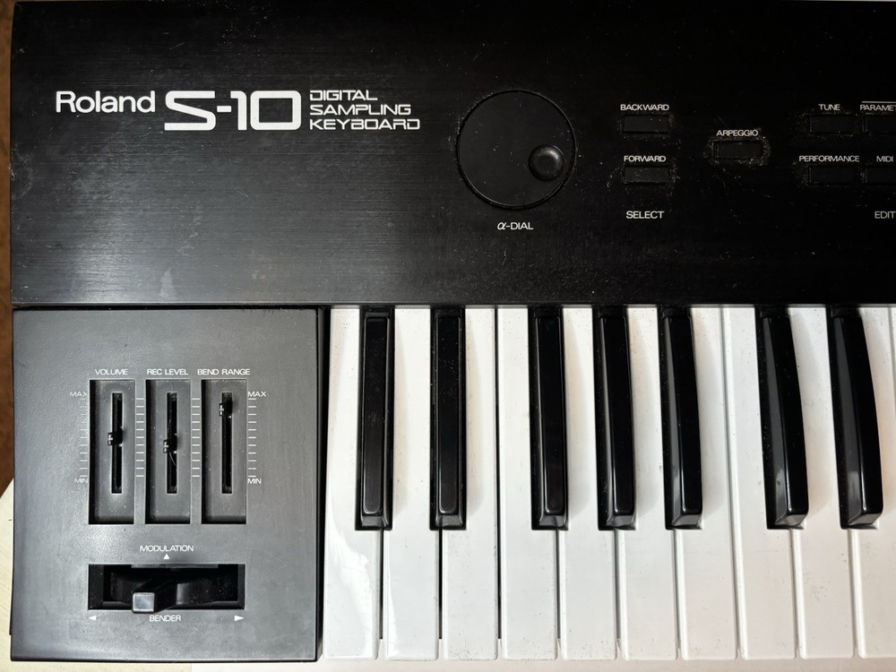 ROLAND S-10 W/Gotek Sampling Keyboard sampler synthesizer READ DESCRIPTION