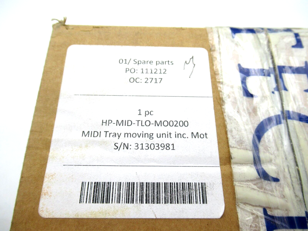 Histech 3D HP-MID-TLO-MO0200 Conveyor Unit For MIDI Tray Side Loading Unit *NEW*