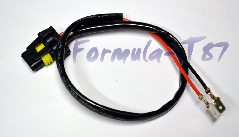 Conversion Wire H3 to 9006 Two Harness Fog Light Bulb Plug Replace Socket Lamp