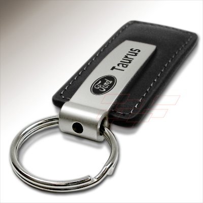 Ford Taurus Black Leather Key Chain