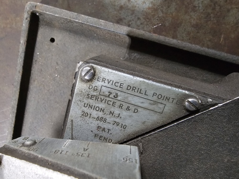 SRD Service R&D Precision Grinding Drill Bit Sharpener Tool Made In USA