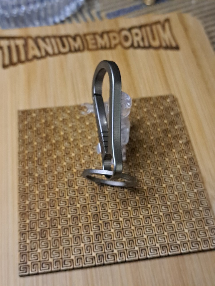 EDC Titanium Carabiner Keychain