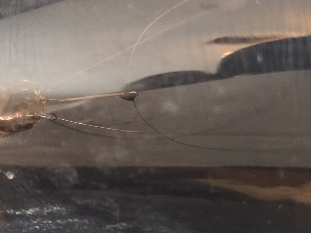 Antique Edison light bulb. Untested.