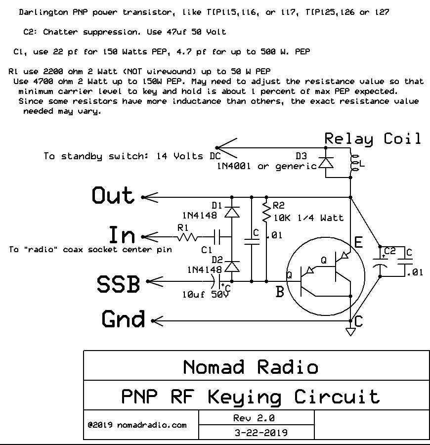 RF Keying circuit five bare boards, one assembled unit