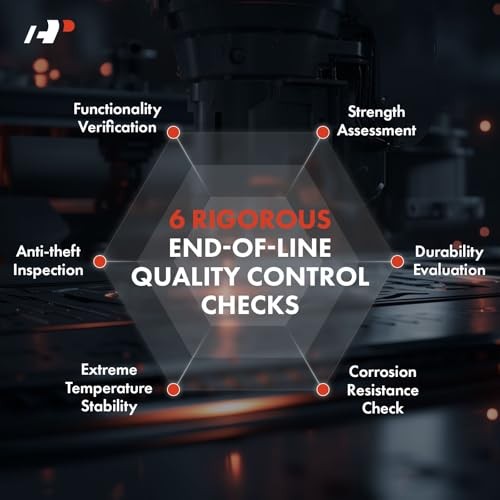 Front Left Driver Side Exterior Door Handle with Keyhole Front Driver Side