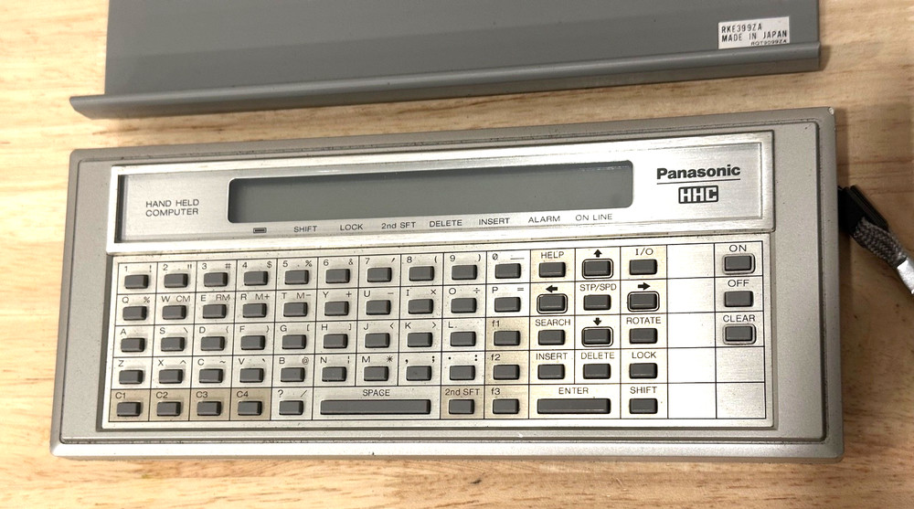 Panasonic RL-H1400 HHC Computer and Printer w/Case Vintage Untested AS IS