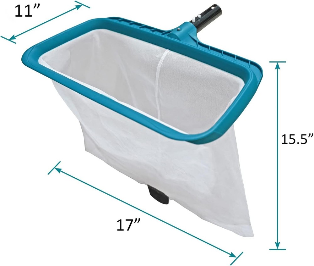 Universal Pool Leaf Rake – Heavy Duty Net Cleaner for Hot Tubs & Pools