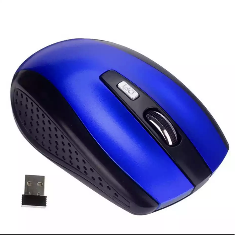 Portable Wireless Mouse, 2.4GHz Silent with USB Receiver, Optical USB Mouse