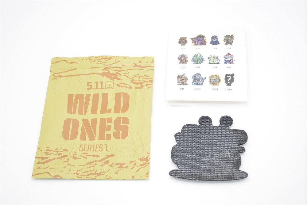 5.11 TACTICAL WILD ONES SERIES 1 "SNAIL" LOGO PATCH HOOK/LOOP BACKING RARE
