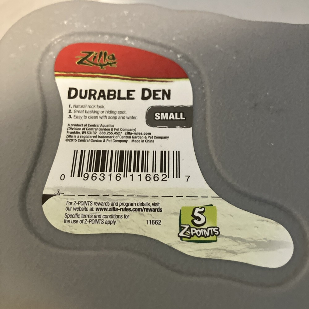 Zilla Durable Dens Gray Small