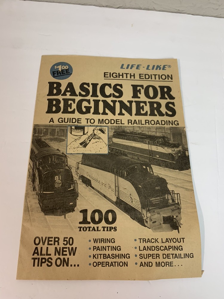 Basics For Beginners A Guide To Model Railroading 8th Eighth Edition