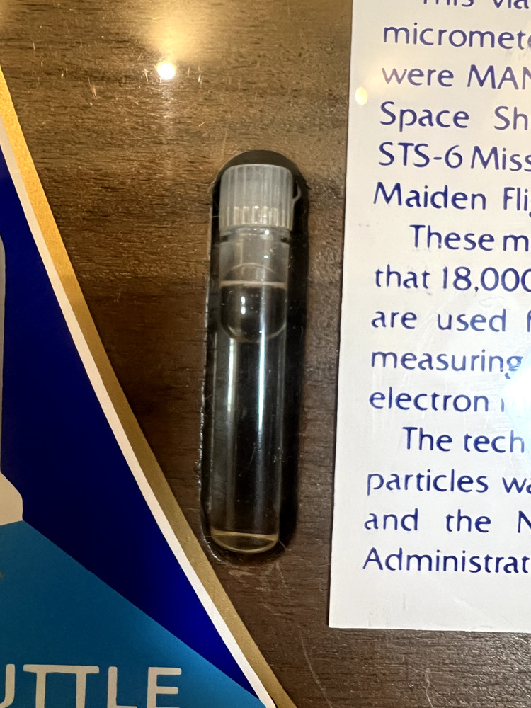 NASA SPACE SHUTTLE CHALLENGER MADE ABOARD POLYSTYRENE SPHERES LTD EDITION