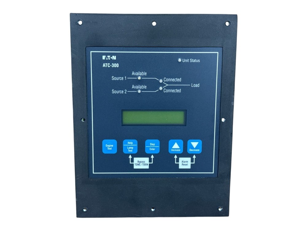 EATON 6D32360G42 ATC-300+ AUTOMATIC TRANSFER SWITCH CONTROLLER MODULE PANEL