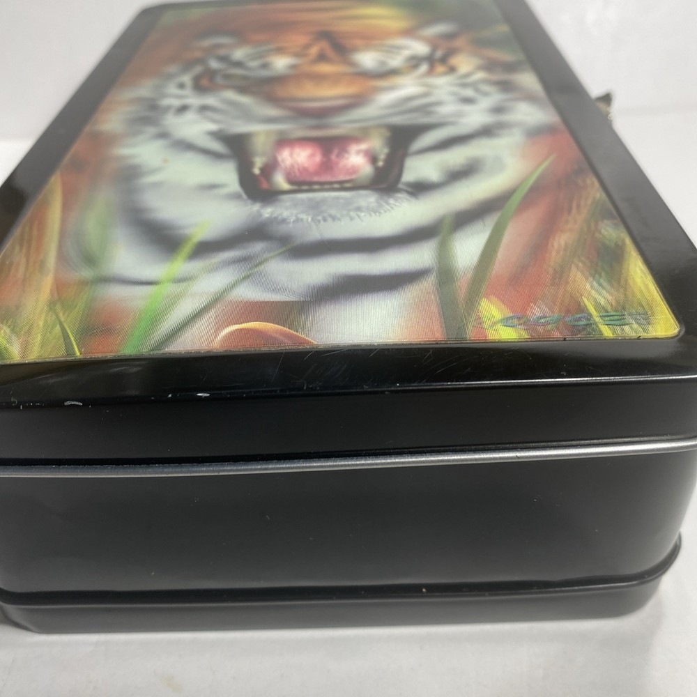 3D SUPPLY BOX OR 3D PENCIL TIN CASE Tiger