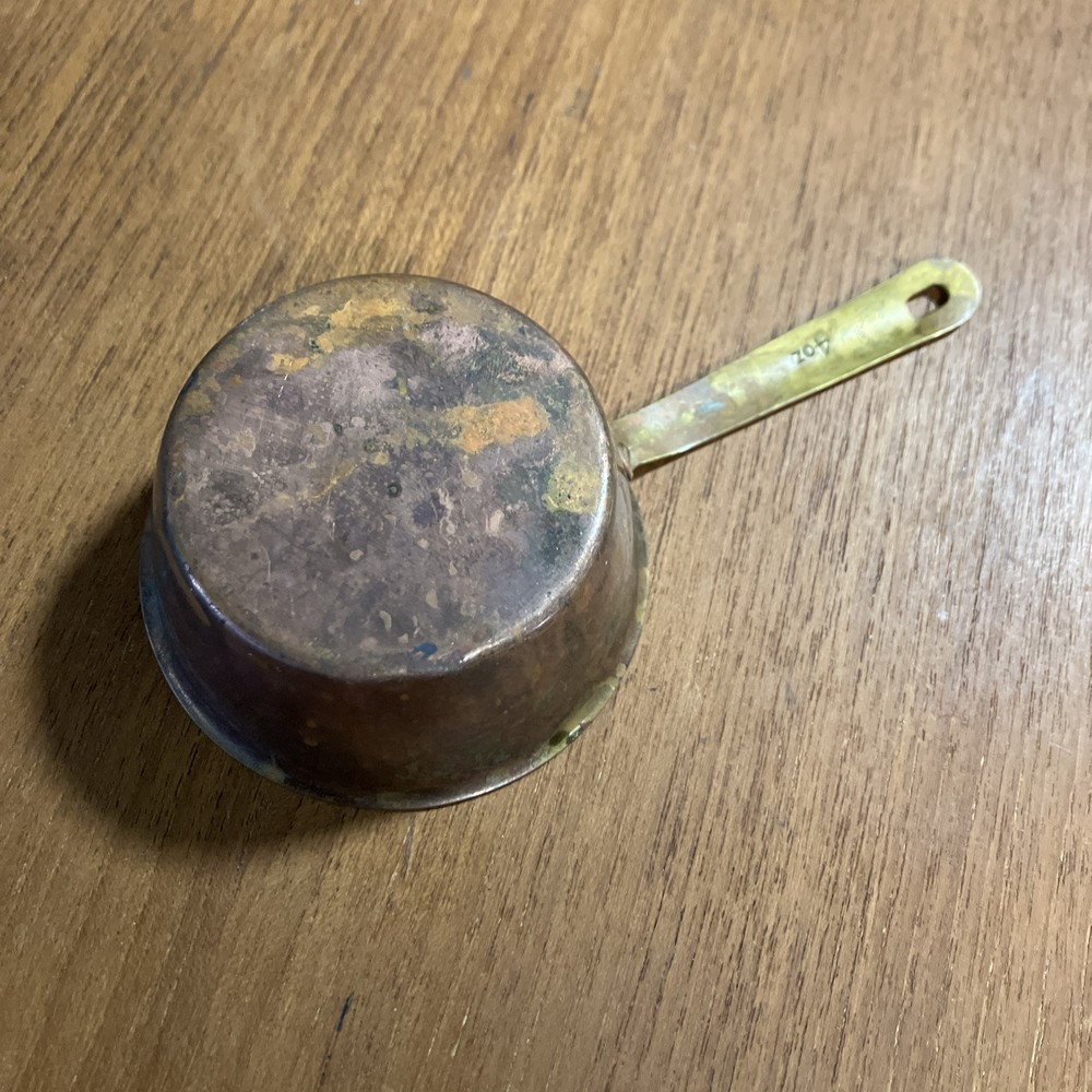Vintage B & M DOURO Copper & Brass Handled Measuring 4 oz 1/2 Cup Replacement