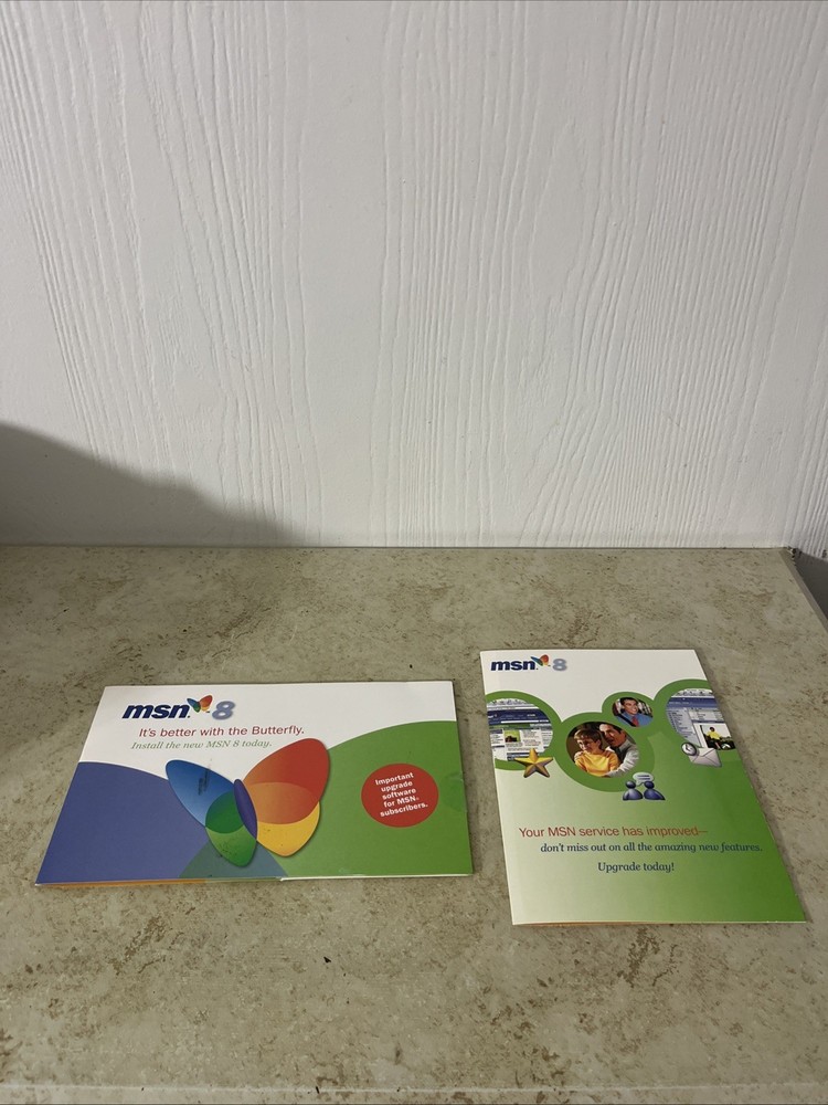 "Butterfly" Microsoft Network MSN8 Collectible / Install Disc  CD!