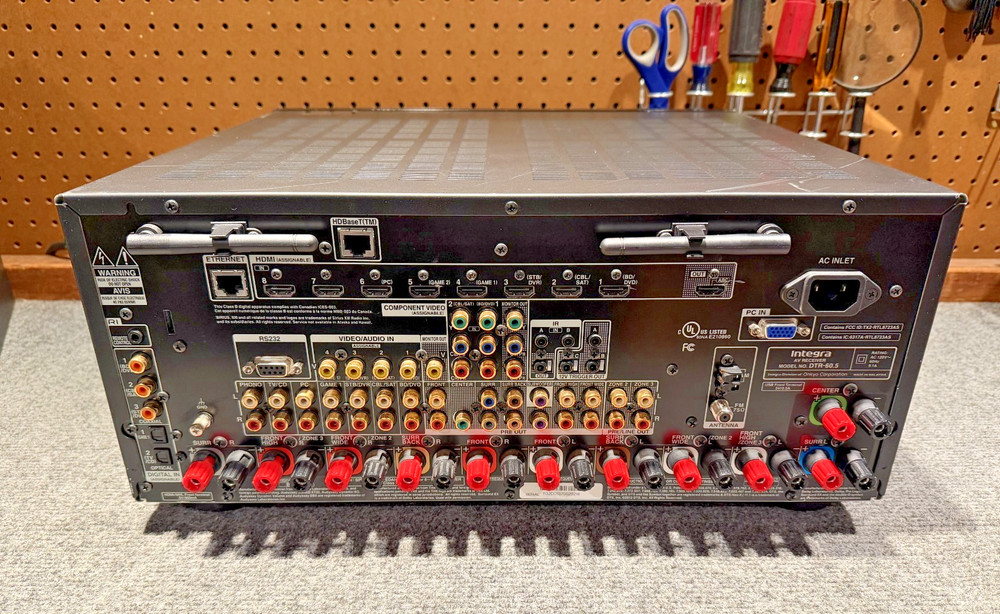 INTEGRA DTR-60.5 9.2 THX Ultra2 AV Receiver TESTED