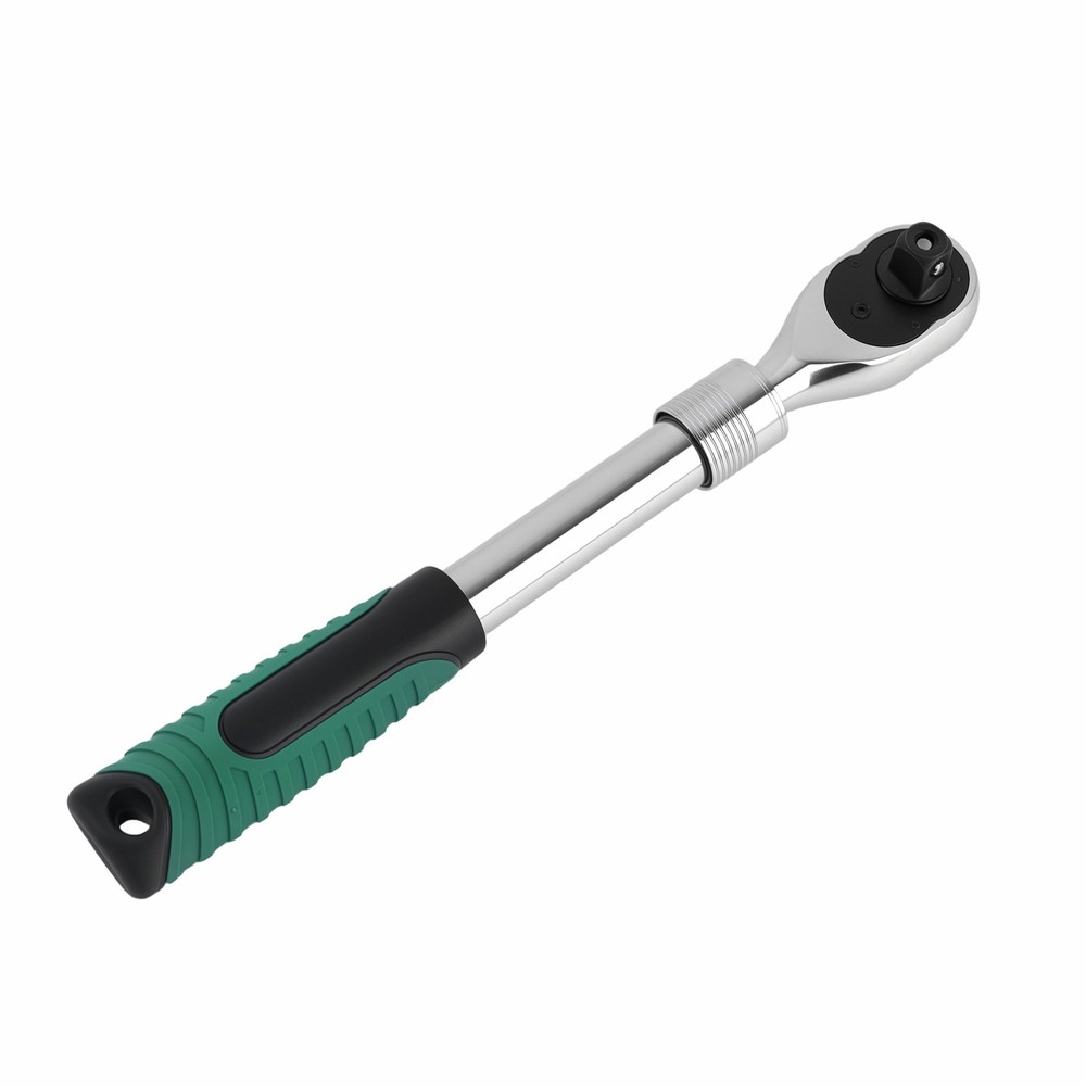 Professional Socket Wrench Set 3PC Extendable Handle 72-Tooth Mechanic Tools