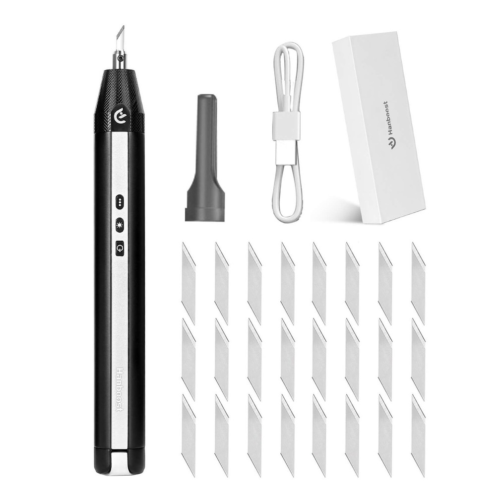 Hanboost C1 Handheld Ultrasonic Engraving Tool Ideal for DIY Projects Effortless